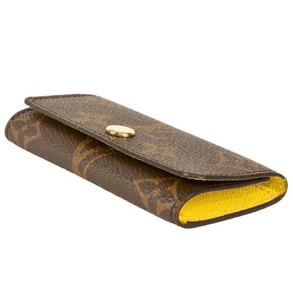 Louis Vuitton Multicle 4 Key Case, Monogram Canvas, M81938, Jaune, with Built... - Picture 5 of 9